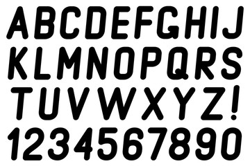 Letters and numbers.