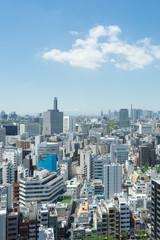 Fototapeta premium Pejzaż miejski dolnej części 9 piętra Jimbocho widziany z Surugadai 3