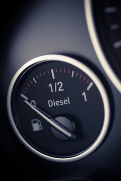 Fuel gauge detail