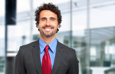 Fototapeta premium Handsome businessman