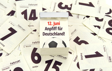 12. Juni - Anpfiff für Deutschland 