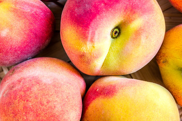 peaches close up macro