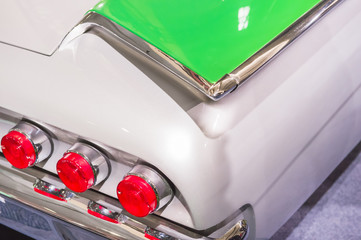 Fototapeta premium 1958 montbomb classic cars at the car show