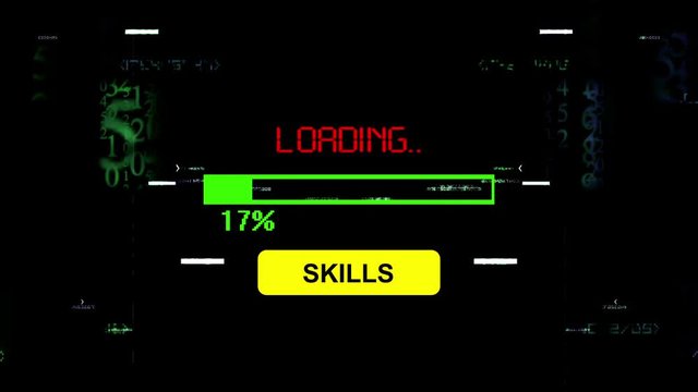 Progress bar skills loading