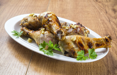 Muslos de pollo 