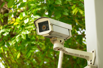 CCTV recording important events and a guard house