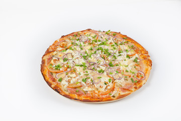Fresh whole pizza