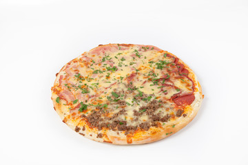 Fresh whole pizza