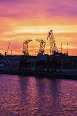 Old cranes in Szczecin © Henryk Sadura