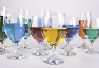 colorful glasses