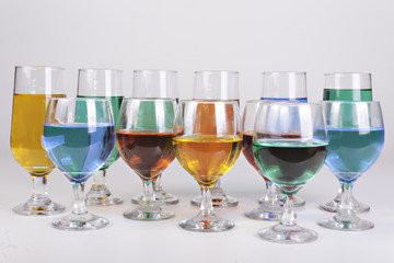 colorful glasses