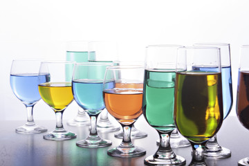 colorful glasses