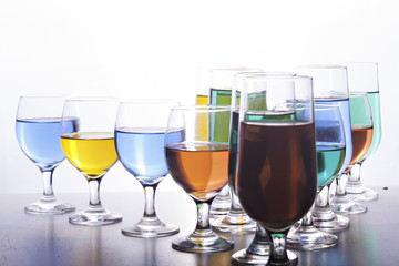 Colorful glasses