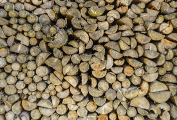 Holz Stapel Wald Lagerung 