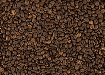 Texture of coffee beans