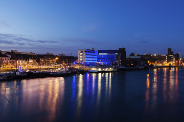 Naklejka premium Maastricht panorama along Meuse River