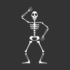 Vector Illustration of a Skeleton