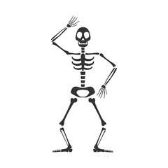 Vector Illustration of a Skeleton