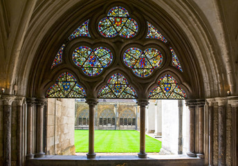 Obraz premium London, the Westminster abbey cloister