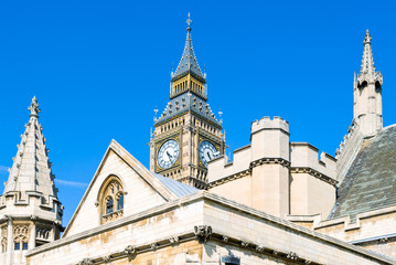 London,foreshortening of the Westminster palace