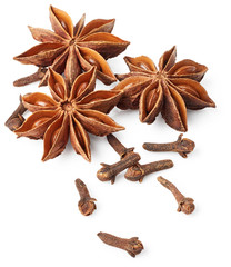 Star anise and cloves