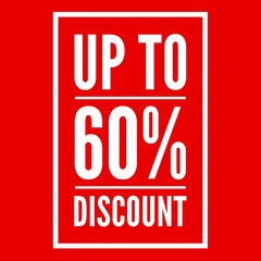 Naklejka premium Sale discount logo