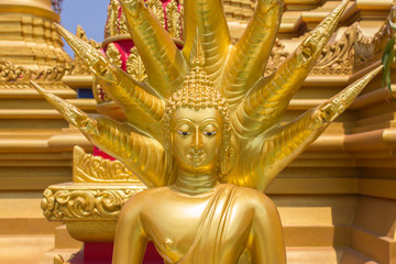 Thai Golden Buddha Statue. Buddha Statue in Thailand