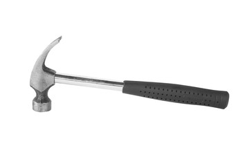 Iron hammer isolated on a white background.