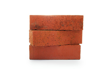 Red clay bricks