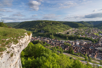 Naklejka premium Village du Doubs