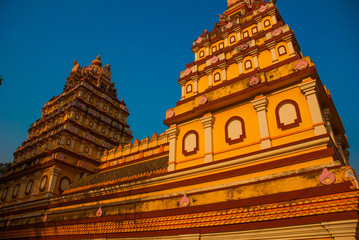 A temple in Goa. Arambol. India.