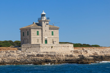 Fototapeta na wymiar lighthouse Brijuni