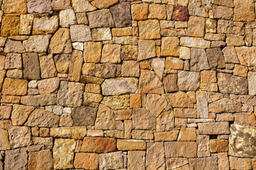 Fototapeta premium Texture, stone, wall, Puertollano, Spain