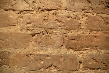The idea of design embossed wall of a brick textured
