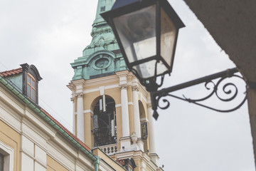 Fototapeta na wymiar Traditional architecture in famous polish city, Torun, Poland.