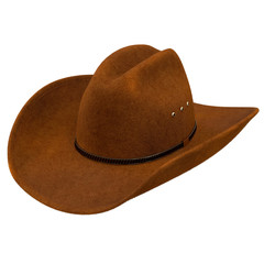 Cowboy hat isolated on white 3D Illustration