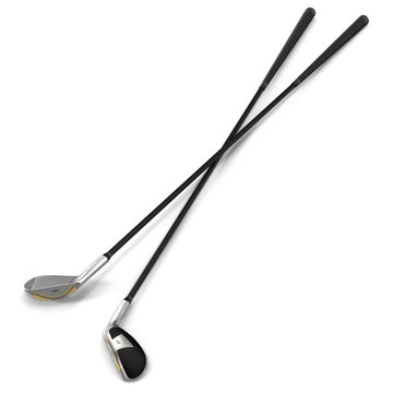 Golf Club isolated on white 3D Illustration