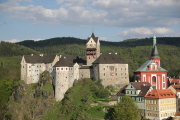 Airview on Loket Castle