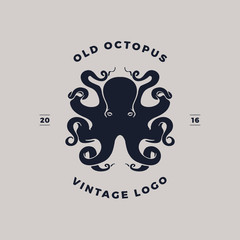octopus silhouette logo