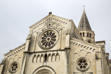 Facade of Saint Paul Church, Nimes