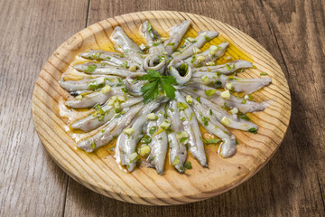 Tapa de anchoas