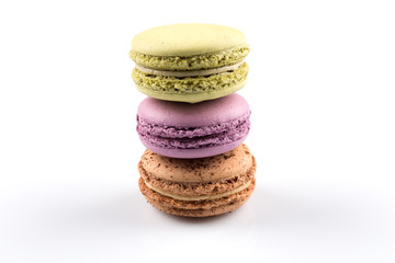 Tasty colorful macaroon