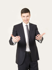 Handsome young businessman