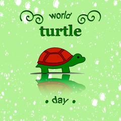 Vector illustrator for World Turtle Day