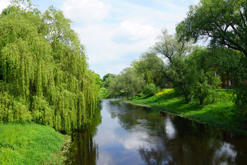 Fototapeta premium River at Brest Fortress 