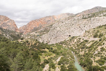 Vista panorámica Caminito del Rey