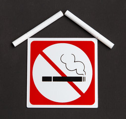 Concept of no smoking