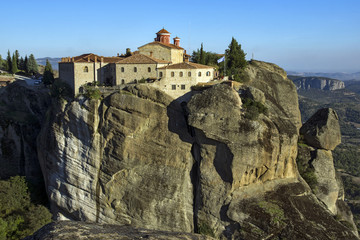 Fototapeta na wymiar Meteora, Holy Monastery of St. Stephen, Greece