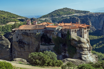 Fototapeta na wymiar Meteora, Holy Monastery of Varlaam, Greece