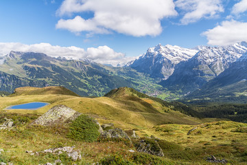 Spectacular view in the Swiss Alps